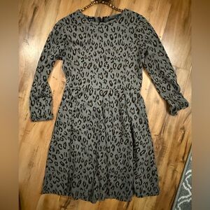 Press dress cheetah print dress
